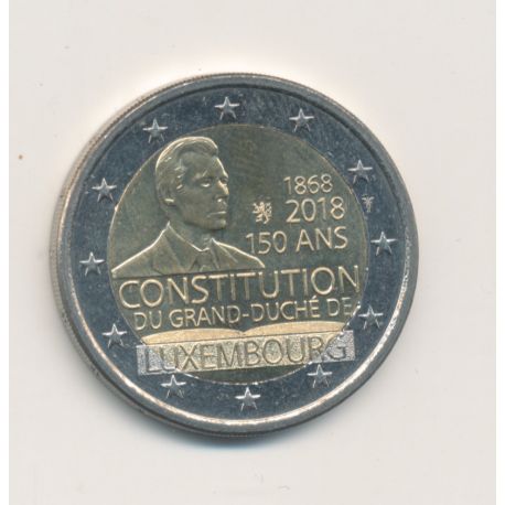 2€ Luxembourg 2018 - 150 ans de la constitution du Grand-Duché 