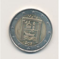 2€ Malte 2018 - série Enfants et solidarité sous le thème pour 2018 du patrimoine culturel