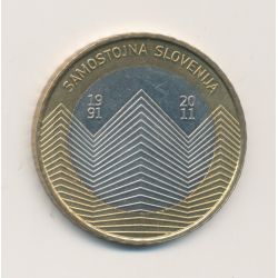 3€ Slovénie 2011 - 20e Anniversaire de l'indépendance