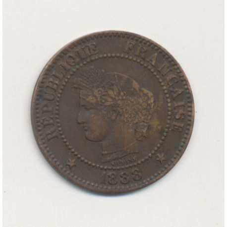 2 centimes Cérès - 1888 A Paris