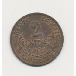 2 centimes Dupuis - 1904