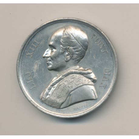 Médaille - Léo XIII - étain - 1900
