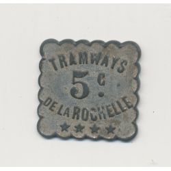 La Rochelle - 5 centimes - Tramways - zinc