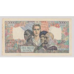 5000 Francs Empire Français - 19.07.1945 - TTB