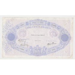 500 Francs Bleu et Rose - 15.06.1939 - TTB