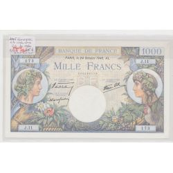 1000 Francs Commerce et Industrie - 24.10.1940 - Neuf