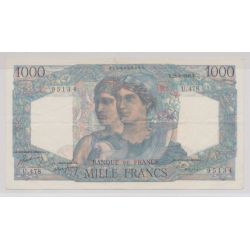 1000 Francs Minerve et hercule - 26.08.1948 - TTB