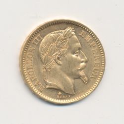 Napoléon III - 20 Francs Or - 1866 A Paris - Tête laurée