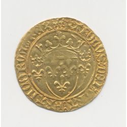 Charles VII - Écu d'or à la couronne - St Lo