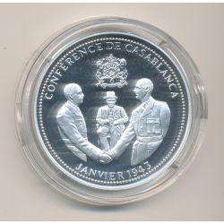 Médaille - Conférence de Casablanca - janvier 1943 - argent 