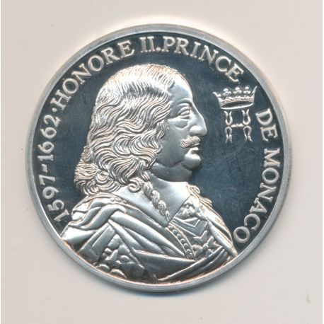 Médaille - Honoré II - Prince de monaco - argent