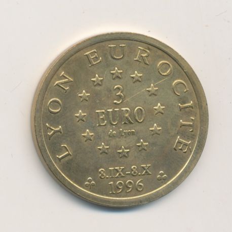 3 Euro - Lyon eurocité - 1996 