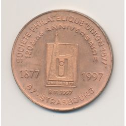 5 Euro - Strasbourg - 1997 - Société philatélique - 120e anniversaire