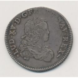 Louis XV - 1/3 écu de France - 1721 W Lille - TTB+