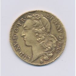 Louis XV - Double louis d'or au bandeau - 1748 Q Perpignan