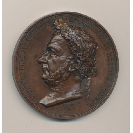 Médaille - Audry de Puyraveau - Procès d'avril 1835 - bronze