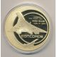 Médaille Concorde - Premier vol de ligne - cuivre doré et colorisé - 70mm