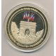 Médaille - Arc de Triomphe/8 mai 1945 - Collection 70e anniversaire fin de la 2e guerre mondiale - cuivre doré - 70mm