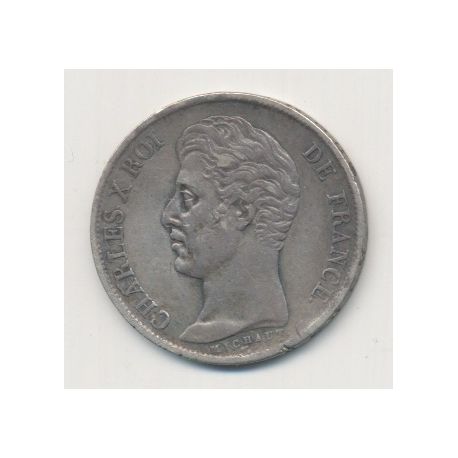 Charles X - 1 Franc - 1828 K Bordeaux