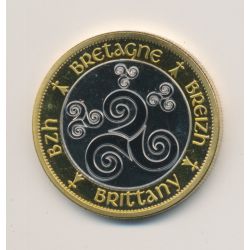 Medaille - Bretagne - en couleur