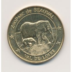 Dept41 - Zoo de Beauval - Éléphants - Médailles et Patrimoine