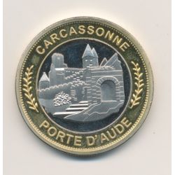 Médaille - Carcassonne - porte d'aude - dame carcas