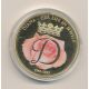 Médaille 40mm - Bijoux princesse Diana - cuivre doré