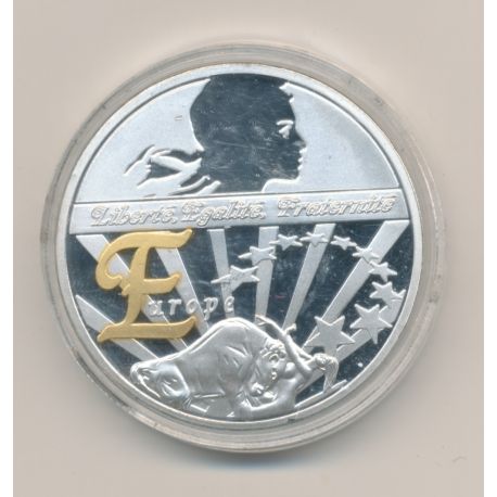 Médaille - Europe - Les symboles de la république française - 40mm - cupronickel
