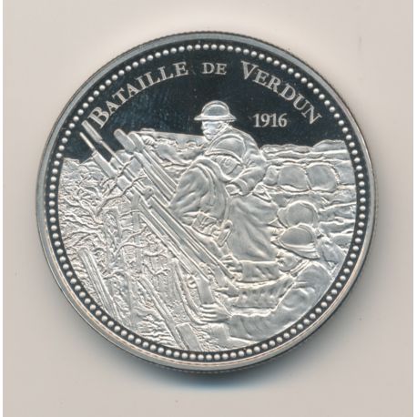 Médaille - Bataille de Verdun - 1914-1918 - 41mm