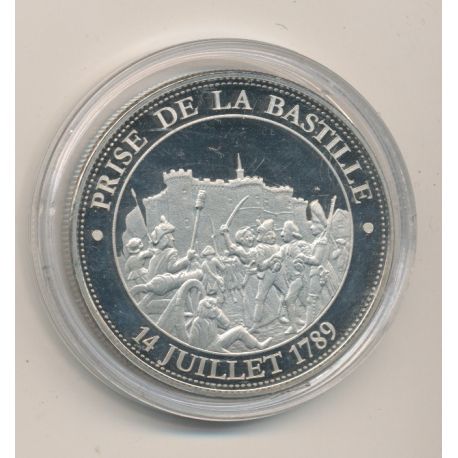Médaille - Prise de la Bastille - Révolution Française - 14 juillet 1789