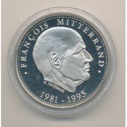 Médaille - François Mitterand - Président de la République