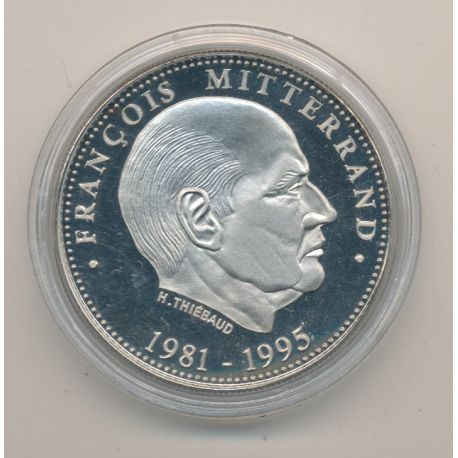 Médaille - François Mitterand - Président de la République
