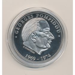 Médaille - Georges Pompidou - Président de la République - 40mm