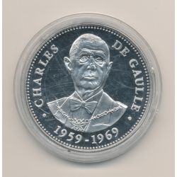 Médaille - Charles De Gaulle président - Président de la République - 40mm