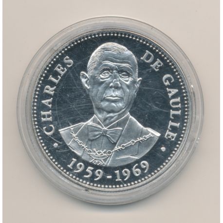 Médaille - Charles De Gaulle président - Président de la République - 40mm