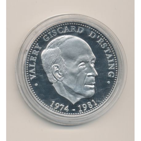 Médaille - Valéry Giscard d'estaing - Président de la République - 41mm