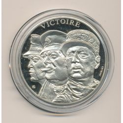 Médaille - Victoire - Eisenhower - De Gaulle - Churchill - 1939-45