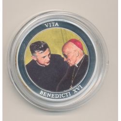 Médaille - Vatican - Benoit XVI  Vita - couleur