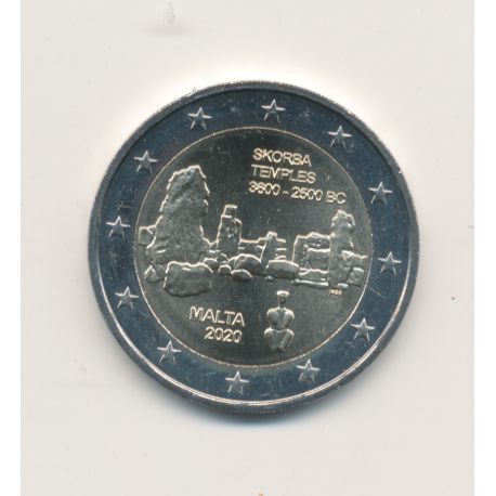 2€ Malte 2020 - les Temples de Skorba