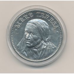 Médaille - Mère Thérèsa - Prix nobel de la paix 1979 - nickel - 40mm