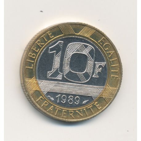 10 Francs Génie - 1989
