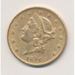 20 Dollars Or - 1894 S San Fransisco - Liberty head
