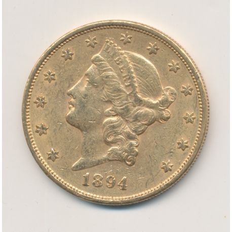 20 Dollars Or - 1894 S San Fransisco - Liberty head