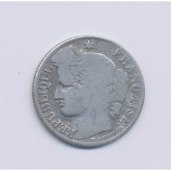 50 centimes Cérès - 1871 A Paris - B/TB