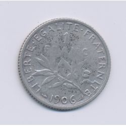 1 Franc Semeuse - 1906 - argent - TB