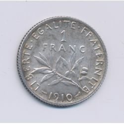 1 Franc Semeuse - 1910 - argent - SUP