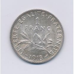 1 Franc Semeuse - 1913 - argent - SUP