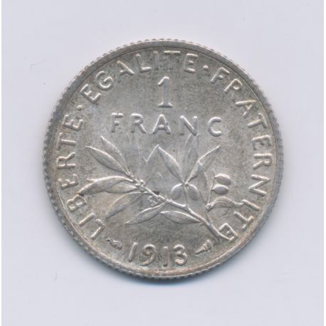 1 Franc Semeuse - 1913 - argent - SUP