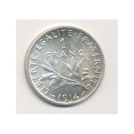 1 Franc Semeuse - 1914 - argent