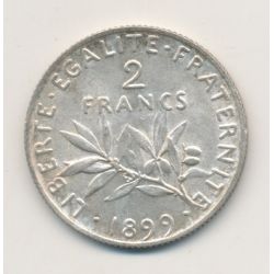 2 Francs Semeuse - 1899 - argent